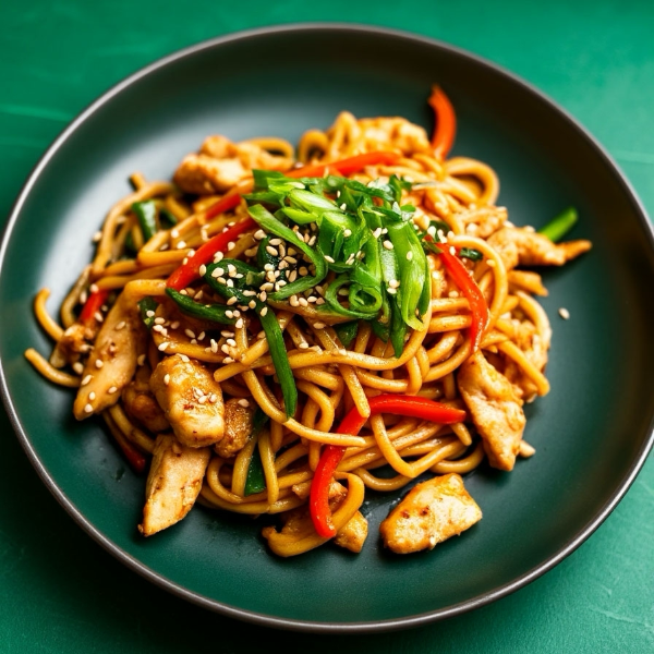 Удон с курицей