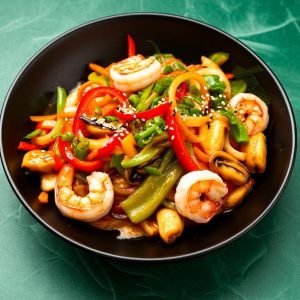 Фунчоза с морепродуктами